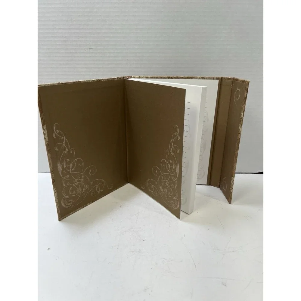 Markings By Gibson Brocade Fabric covered Journal Notebook Hardcover Diary NEW